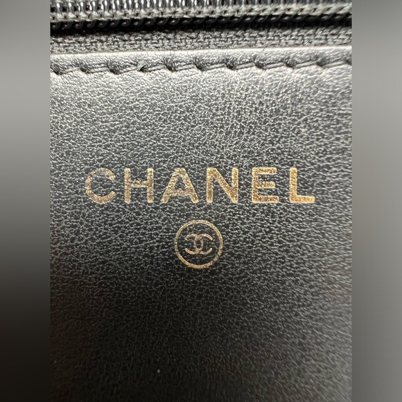 Chanel Caviar Quilted Boy Wallet On Chain WOC Black - Picture 14 of 17